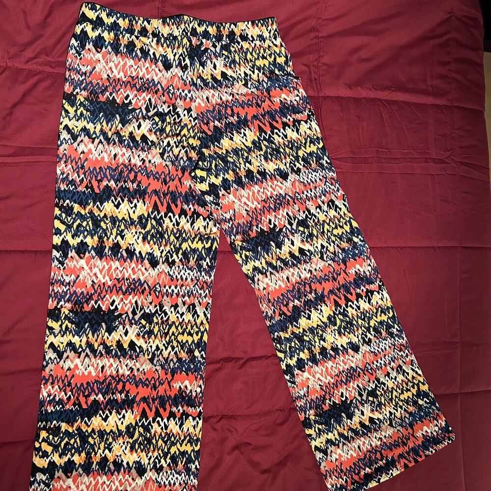 Bold palazzo pants